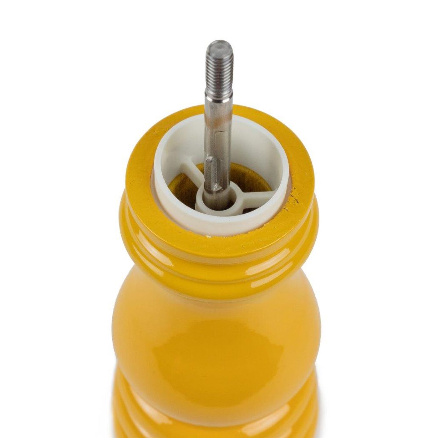 Moulin à sel manuel u'Select Paris Rama bois laqué jaune safran 18 cm